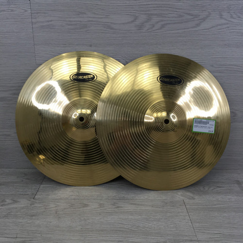 Vist Large View of Product Image Which is Used FENDER STARCASTER 14IN HI HATS Hi Hat Cymbals 14"