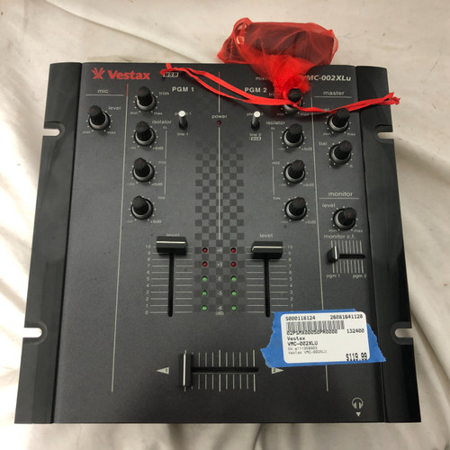 Vist Large View of Product Image Which is Used Vestax VMC-002XLU Powered Mixer