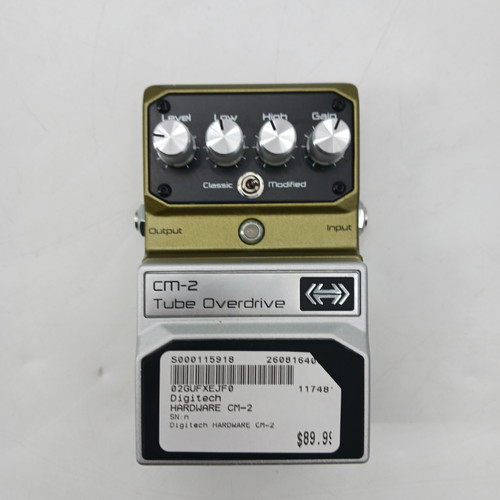 Vist Large View of Product Image Which is Used Digitech HARDWARE CM-2 Vintage Distortion/Overdrive Pedal