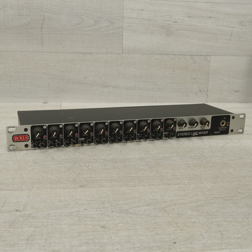Vist Large View of Product Image Which is Used Rolls RM203 Rackmount Mixer