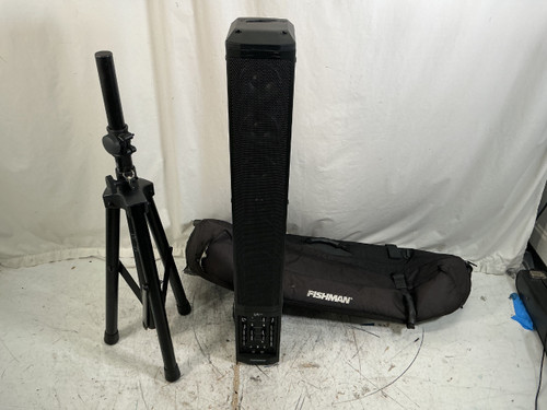 Vist Large View of Product Image Which is Used Fishman SA220 PRO AMP SL-1 + STAND + BAG Powered Full Range Speaker Cabinet