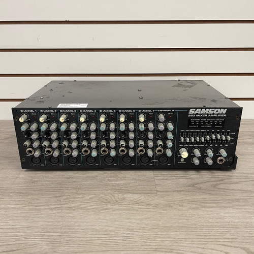 Vist Large View of Product Image Which is Used Samson S83 MIXER AMPLIFER Powered Mixer