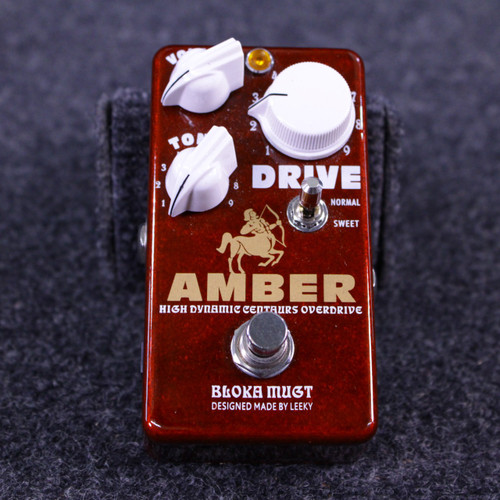 Vist Large View of Product Image Which is Used BLOKA MUGT BY LEEKY AMBER OVERDRIVE CENT Overdrive Pedal