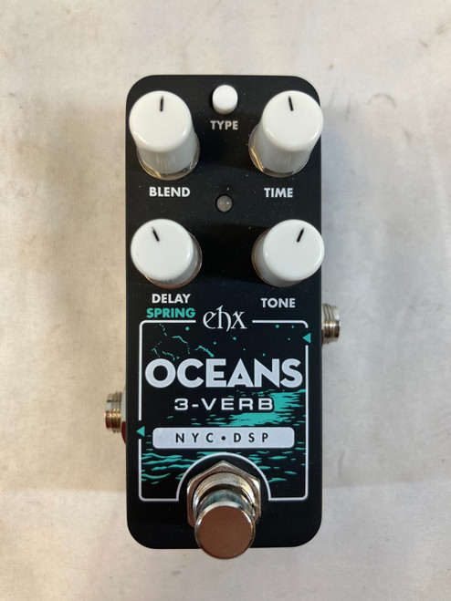 Vist Large View of Product Image Which is Used Electro Harmonix Oceans 3-Verb Reverb Pedal