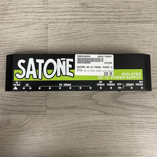 Vist Large View of Product Image Which is Used - SATONE SD-10 PEDAL POWER W/AC/CABLES