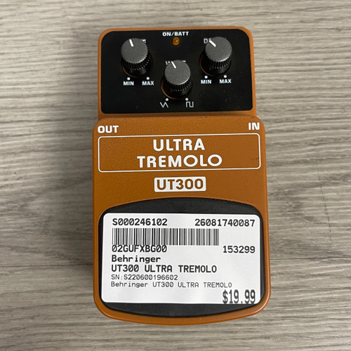 Vist Large View of Product Image Which is Used - Behringer UT300 ULTRA TREMOLO Pedal