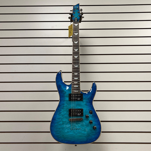 Vist Large View of Product Image Which is Used Schecter OMEN EXTREME 6 Super S Electric Guitar Blue 6-String