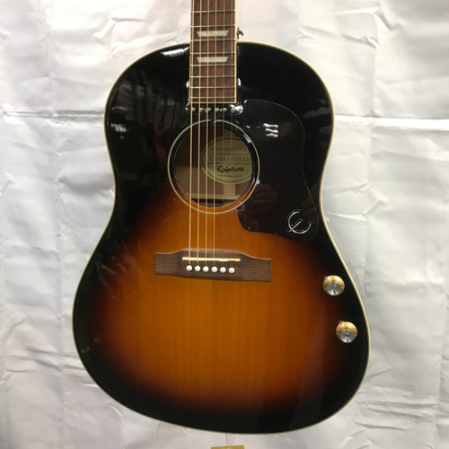 Vist Large View of Product Image Which is Used Epiphone EJ-160E JOHN LENNON Solid Top Acoustic Guitar Sunburst
