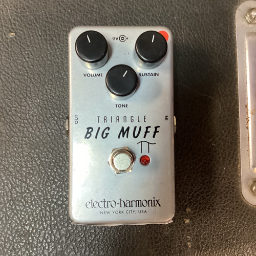 Vist Large View of Product Image Which is Used Electro Harmonix (E/H) TRIANGLE BIG MUFF PI REISSUE Fuzz Pedal
