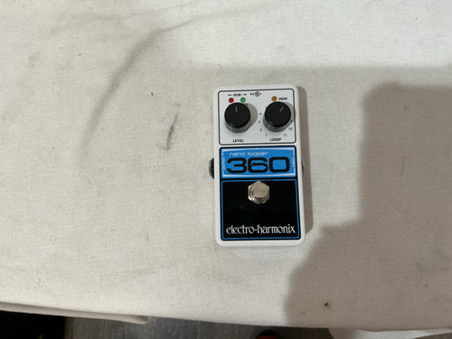 Vist Large View of Product Image Which is Used Electro Harmonix (E/H) NANO LOOPER 360 Looper Pedal