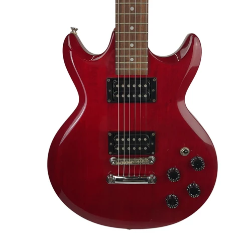 Vist Large View of Product Image Which is Used Ibanez GIO GAX70 Double Cut Electric Guitar Red 6-String
