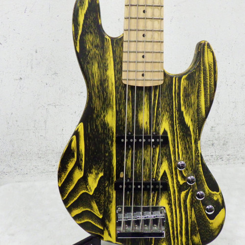 Vist Large View of Product Image Which is Used Michael Kelly 50P P Type Bass Guitar Yellow 5-String