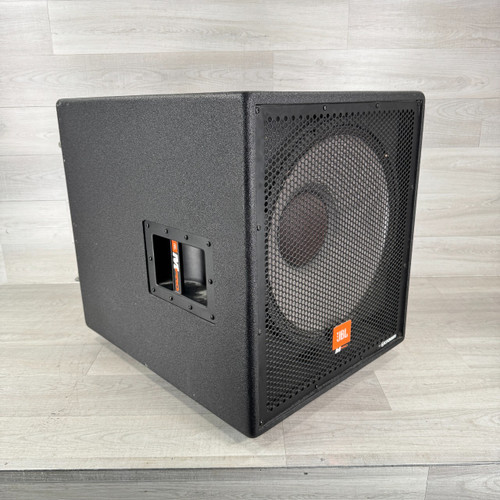 Vist Large View of Product Image Which is Used JBL MP418SP - 18-inch 600-watt Powered Subwoofer - Local Pickup Only