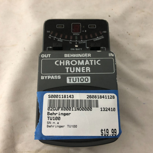 Vist Large View of Product Image Which is Used Behringer TU100 Tuner Pedal