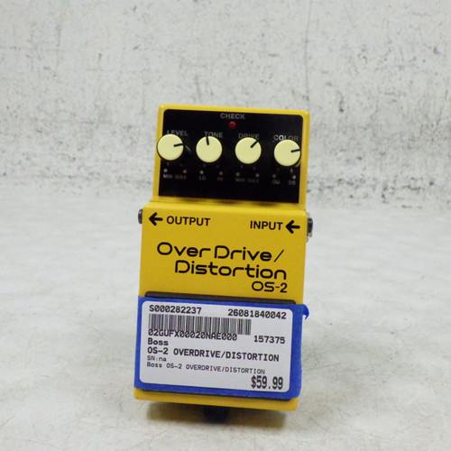 Vist Large View of Product Image Which is Used Boss OS-2 Overdrive Pedal