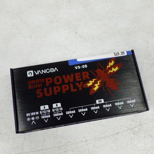 Vist Large View of Product Image Which is Used VANGOA VS-08 PEDAL POWER SUPPLY Pedal Power Supply