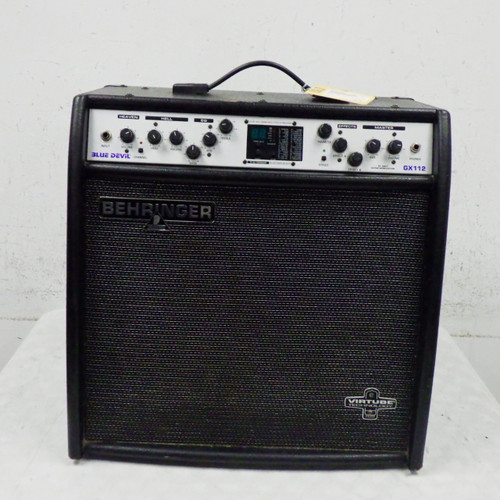 Vist Large View of Product Image Which is Used Behringer GX112 BLUE DEVIL GUITAR AMP 1 x 12 Solid State Amplifier 1 x 12