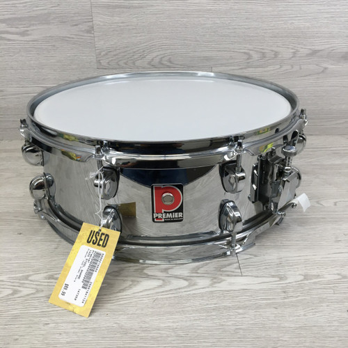 Vist Large View of Product Image Which is Used Premier 14X5 STEEL SNARE Metal Snare Drum 14"