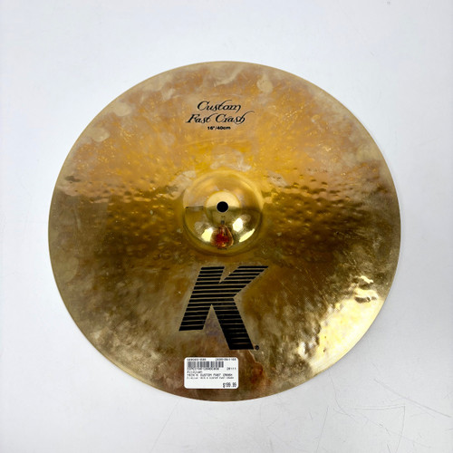 Vist Large View of Product Image Which is Used Zildjian 16IN K Custom Fast Crash Cymbal