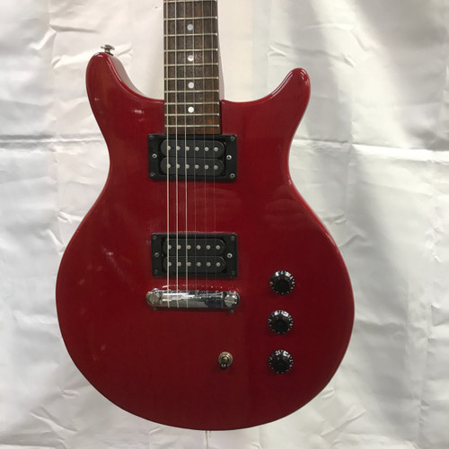 Vist Large View of Product Image Which is Used Hamer SLAMMER SP-1/TW Double Cut Electric Guitar Red 6-String