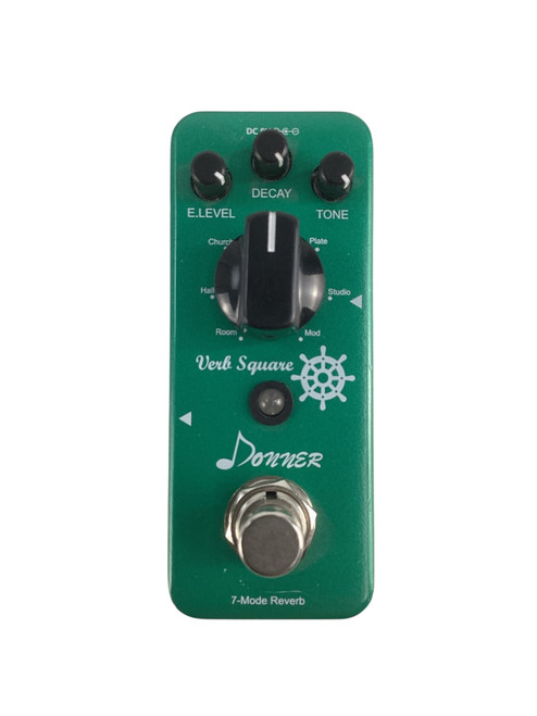 Vist Large View of Product Image Which is Used Donner Verb Square Digital Reverb Pedal 