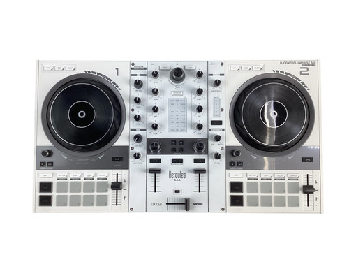 Vist Large View of Product Image Which is Used Hercules INPULSE 500 WHITE DJ Controller w/CASE