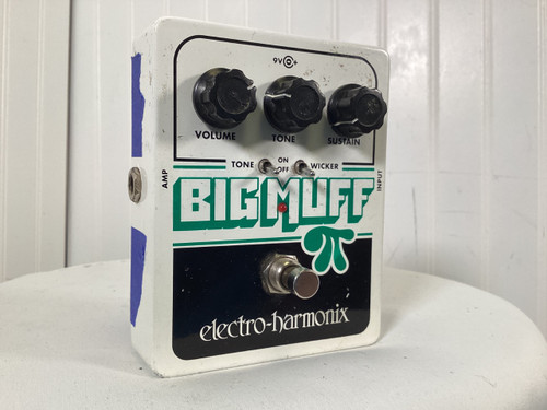 Vist Large View of Product Image Which is Used Electro Harmonix (E/H) BIG MUFF PI TONE WICKER Fuzz Pedal