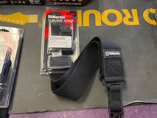 Vist Large View of Product Image Which is Used Dimarzio CLIPLOCK COTTON STRAPS Guitar Accessory