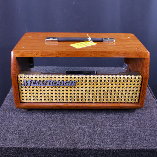 Vist Large View of Product Image Which is Used Mesa Boogie CUSTOM BUBINGA HEAD W/REVERB TANK/FAN Vintage Tube Guitar Head