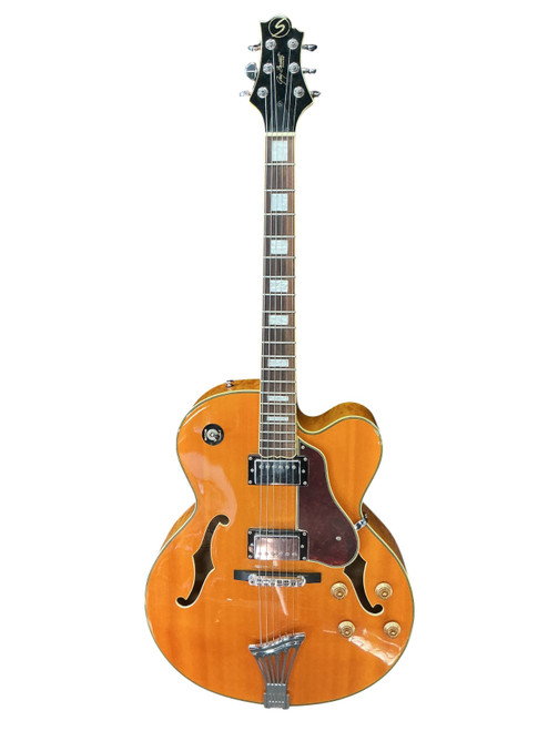 Vist Large View of Product Image Which is Used Greg Bennett JZ-1/AN Semi-Hollow Electric Guitar Wood 6-String