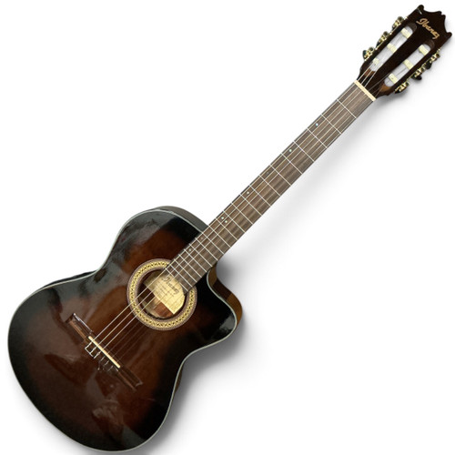 Vist Large View of Product Image Which is Used Ibanez GA35TCE-DVS-3R-02 Laminate Top Acoustic Guitar Wood