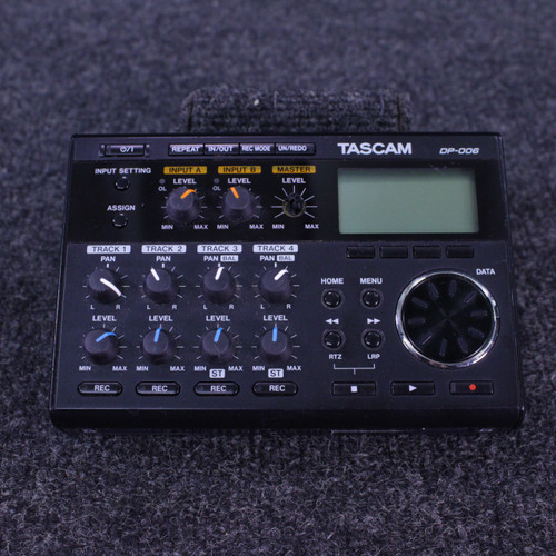 Vist Large View of Product Image Which is Used Tascam DP-006 POCKET STUDIO NO PWR Compact Recording Device