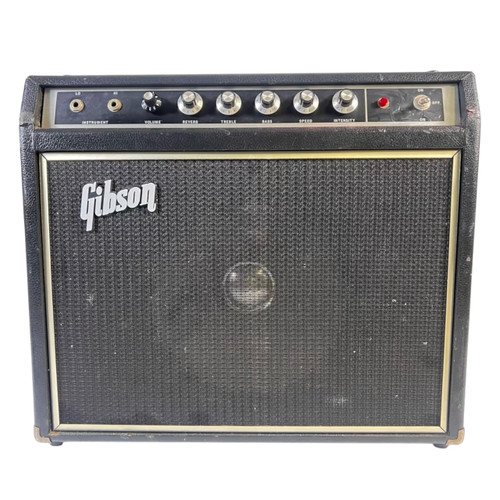 Vist Large View of Product Image Which is Used 1970s Gibson G-20 1x12 Solid State Guitar Combo Amplifier