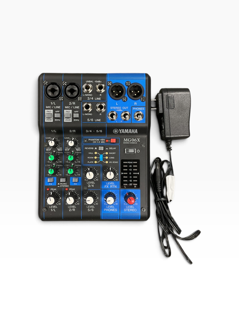 Vist Large View of Product Image Which is Used Yamaha MG06X Compact Mixer