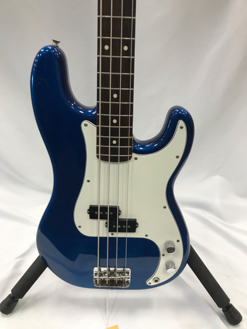 Vist Large View of Product Image Which is Used Squier 1983 SQUIER PRECISION BASS MIJ Vintage P Type Bass Guitar Blue 4-String