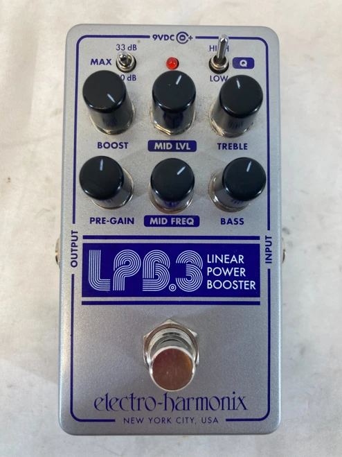 Vist Large View of Product Image Which is Used Electro Harmonix Linear Power Booster LPB-3 Boost Pedal