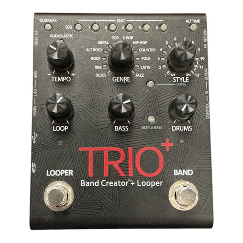 Vist Large View of Product Image Which is Used Digitech TRIO+ BAND CREATOR AND LOOPER Looper Pedal