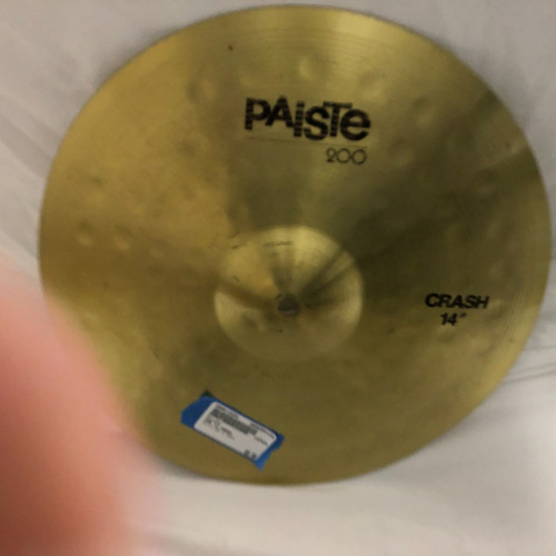 Vist Large View of Product Image Which is Used Paiste 200 14 CRASH Crash Cymbal 14"
