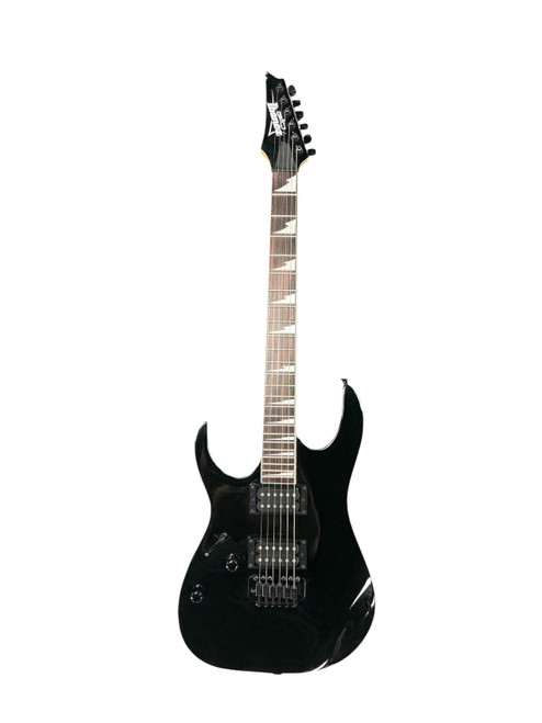 Vist Large View of Product Image Which is Used Ibanez GRG170DX Modern Metal Electric Guitar Black 6-String