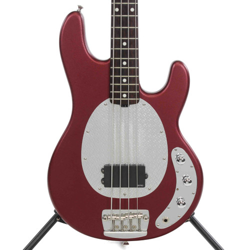 Vist Large View of Product Image Which is Used Musicman SUB 4 Bass Guitar Red 4-String