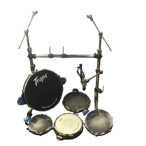 Vist Large View of Product Image Which is Used Traps Portable Kit Drum Shells And Hardware Black