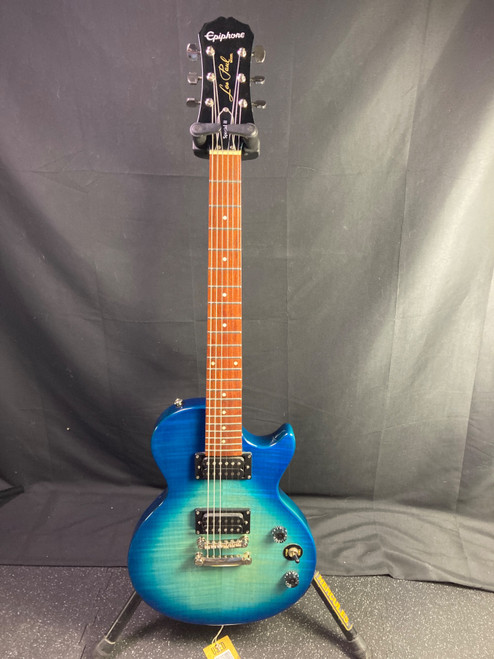 Vist Large View of Product Image Which is Used Epiphone LES PAUL SPECIAL II LP Type Electric Guitar Blue 6-String
