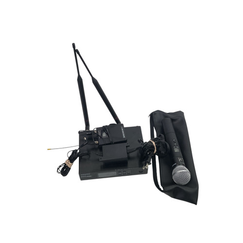 Vist Large View of Product Image Which is Used Shure QLXD4 W/ SM58 AND QLXD1 Wireless Microphone