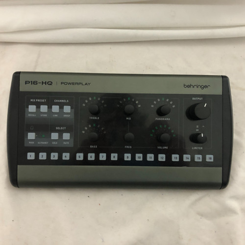 Vist Large View of Product Image Which is Used Behringer P16-HQ POWERPLAY Computer Interface 8+ A/D Recording Inputs