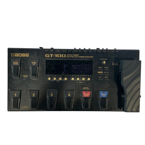Vist Large View of Product Image Which is Used Boss GT-100 W/PSU Multi-FX Pedal