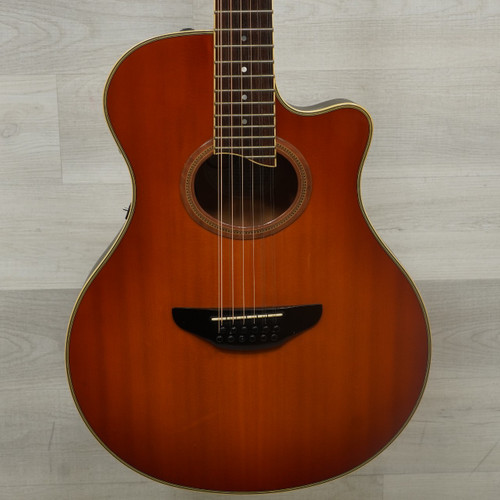 Vist Large View of Product Image Which is Used Yamaha APX-9-12 Laminate Top Acoustic Guitar As Is