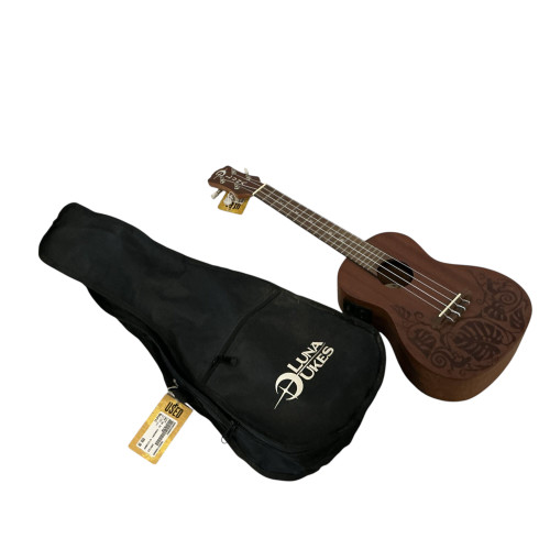 Vist Large View of Product Image Which is Used Luna UKE MO EL CONCERT W/GIGBAG Ukulele Natural