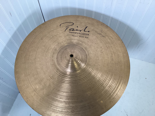 Vist Large View of Product Image Which is Used Paiste INNOVATIONS 20 HEAVY RIDE Ride Cymbal 20"