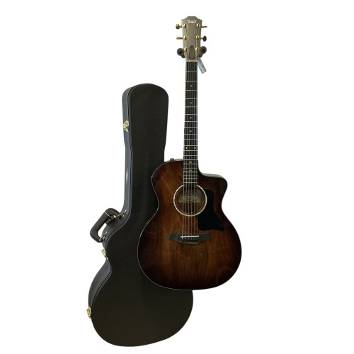 Vist Large View of Product Image Which is Used Taylor 224CE-K-DLX W/OHSC Solid Top Acoustic Guitar Wood