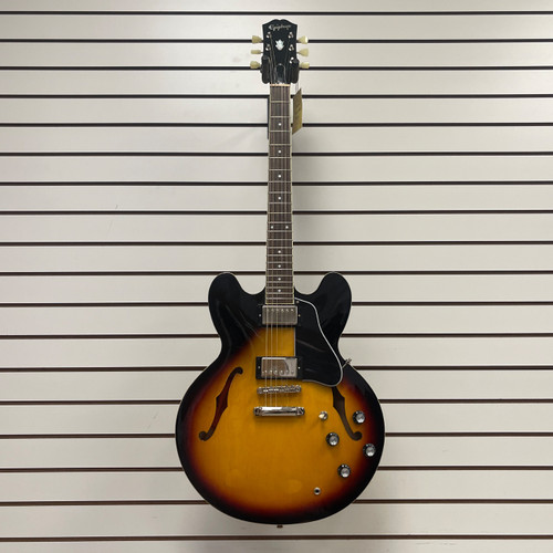 Vist Large View of Product Image Which is Used Epiphone ES-335 IG Semi-Hollow Electric Guitar Tobacco Sunburst 6-String